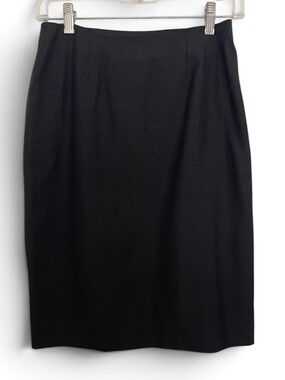 Vintage Jacobson’s Leyla Mitra Classic Black Pencil Skirt Career Office Staple